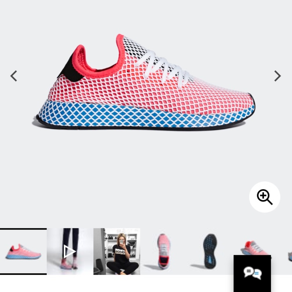 Adidas cute pink shoes!